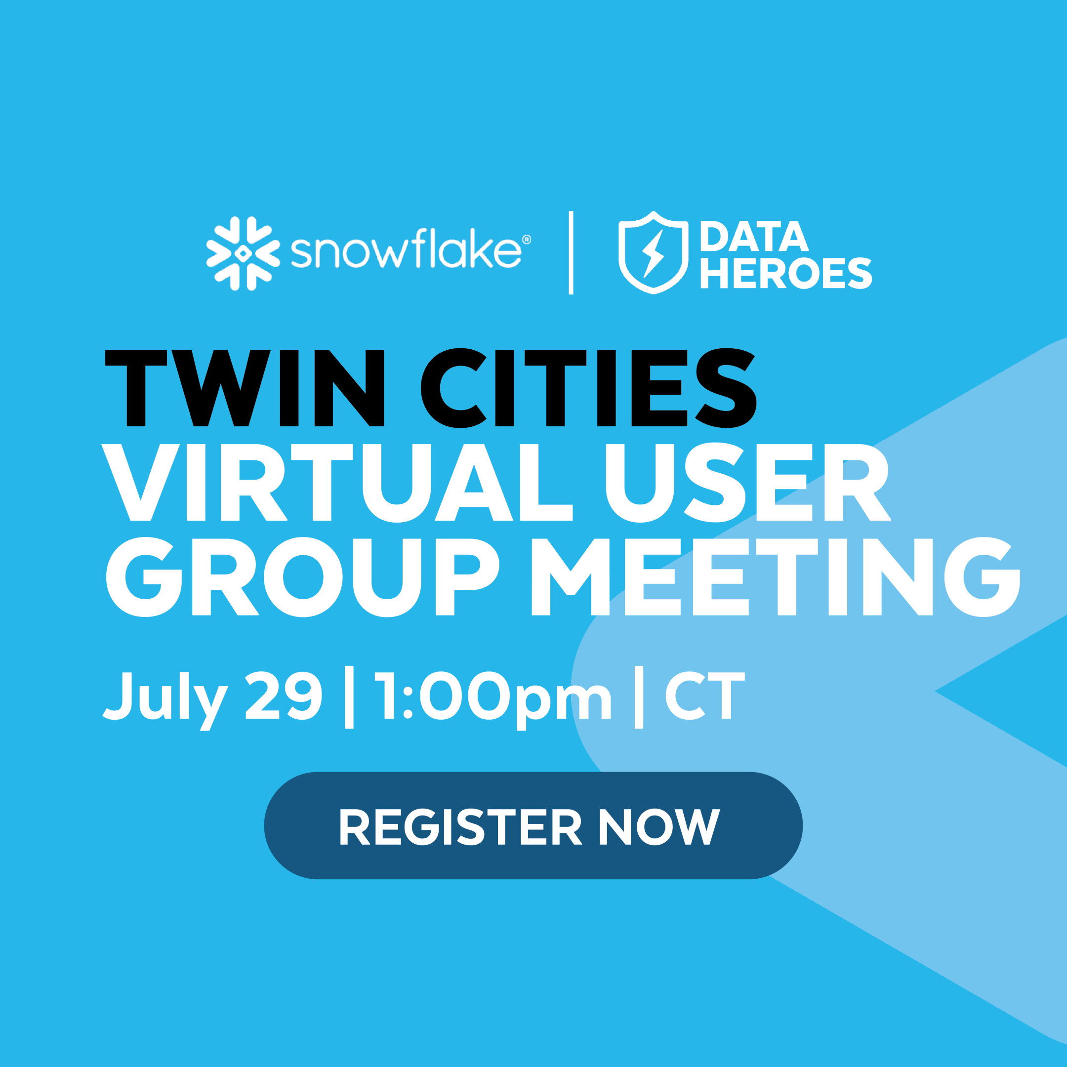 See Twin Cities User Group Data Transformation in Snowflake with DBT